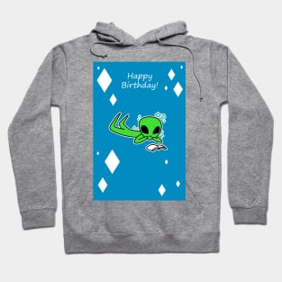 Happy Birthday - Reading Alien Hoodie